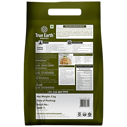 Buy True Earth Everyday Special Premium Basmati Rice - With Long Grains ...