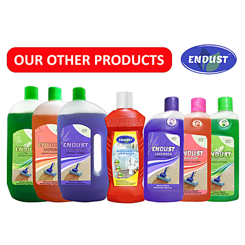 Endust Floor Cleaner Liquid - Green, Strong Surface Disinfectant, 500 ml  