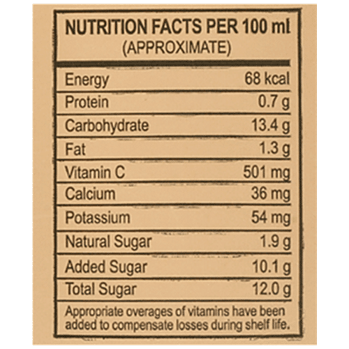 Mirakle  Vitamin C Drink - Mango, Rich In Activated Liposomal, Phospholipids & Mangiferin, 200 ml Pouch 