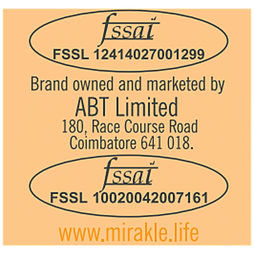 Mirakle  Vitamin C Drink - Mango, Rich In Activated Liposomal, Phospholipids & Mangiferin, 200 ml Pouch 