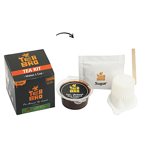 Tea Bro  Pre-brewed Tea Liquid/Decoction - Anna's Secret Indian Spices, 540 g (12 Cups) 