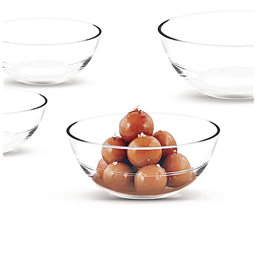 Buy Treo Jelo Designer Glass Bowl Microwave & Dishwasher Safe