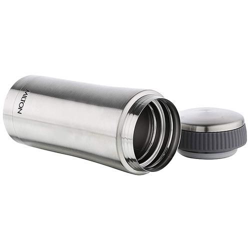 Milton Thermosteel - Optima 350, Hot & Cold Flask, Leak-Proof, Durable, Silver, 350 ml (1 pc) 