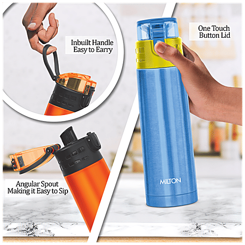 Milton Water Flask - Insulated Thermosteel, Blue, Atlantis, 750 ml (1 pc) 