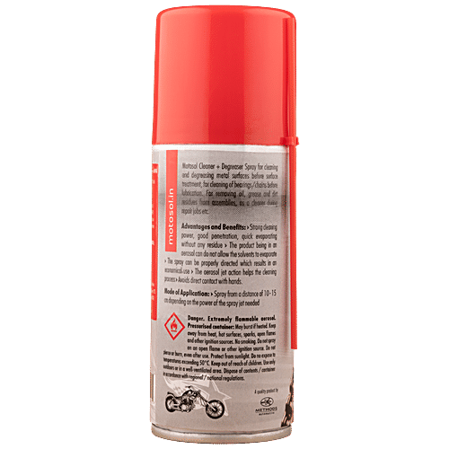 Motosol Chain Cleaner & Degreaser Spray - Removes Tough Stains, 100 ml