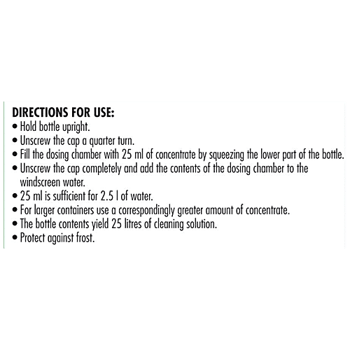 Sonax  Clear View 1:100 Windscreen Washer - Removes Tough Stains & Dirt, 250 ml  