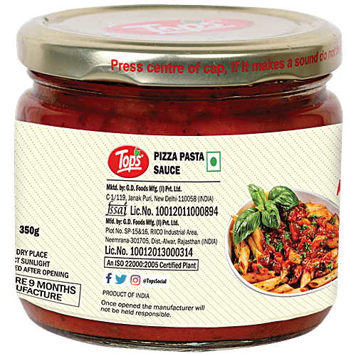 Buy Tops Pizza Pasta Sauce Rich In Flavour Online at Best Price of Rs