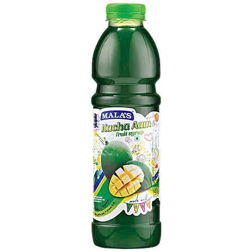 Buy Malas Kacha Aam Fruit Syrup Rich & Refreshing Flavour Online at