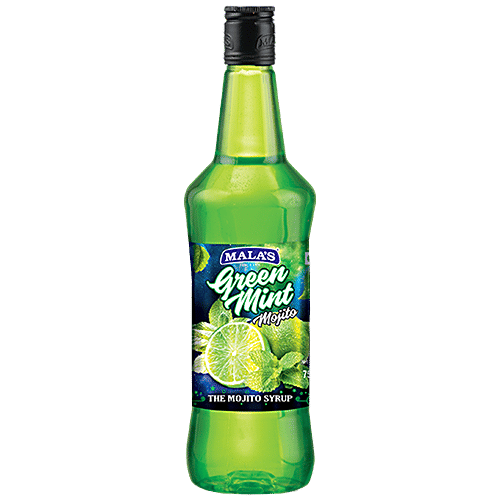 Buy Malas Green Mint Mojito Syrup Rich Flavour Online at Best Price