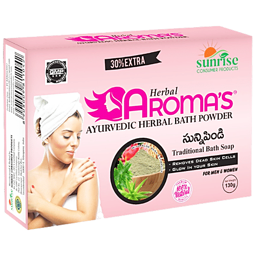 Buy Herbal Aroma's Ayurvedic Bath Powder Soap Removes Pimples