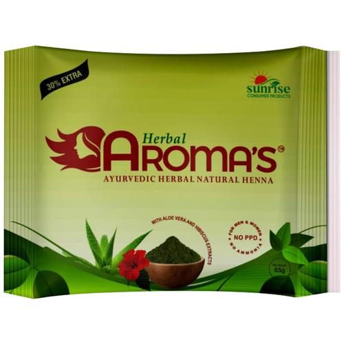 Buy Herbal Aroma's Ayurvedic Natural Henna - With Aloevera & Hibiscus  Extracts, Conditions Hair Online at Best Price of Rs 35 - bigbasket