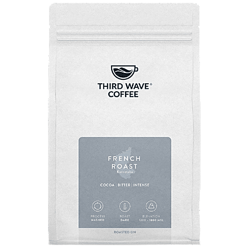 Buy THIRD WAVE COFFEE French Roast With Cocoa, Bitter & Intense Taste