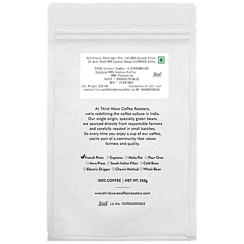 Buy THIRD WAVE COFFEE French Roast With Cocoa, Bitter & Intense Taste