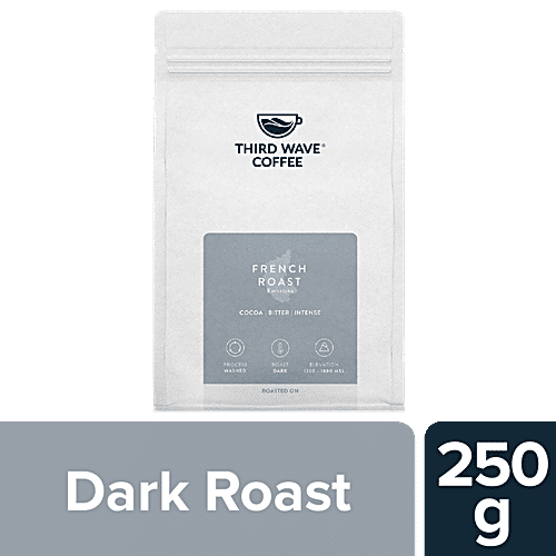 Buy THIRD WAVE COFFEE French Roast With Cocoa, Bitter & Intense Taste
