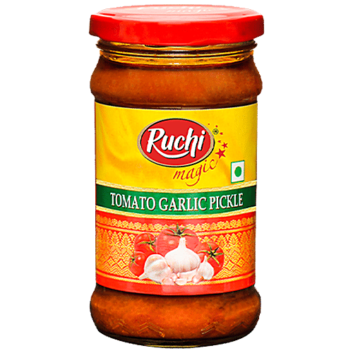 Buy Ruchi magic Tomato Garlic Pickle Authentic Taste & Flavour Online