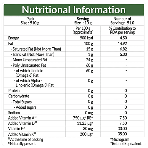 Fiona  Refined Sunflower Oil, 1 L Pouch 