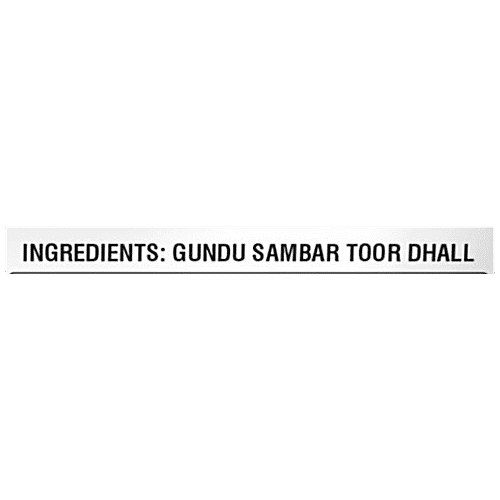 CY SATHYAN Gundu Sambhar Toor Dhal - Unpolished, High Protein Dal, 500 g  