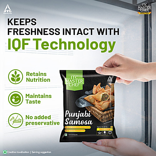 ITC Master Chef Punjabi Samosa, 300 g (15 pcs Approx.) No Added Preservatives