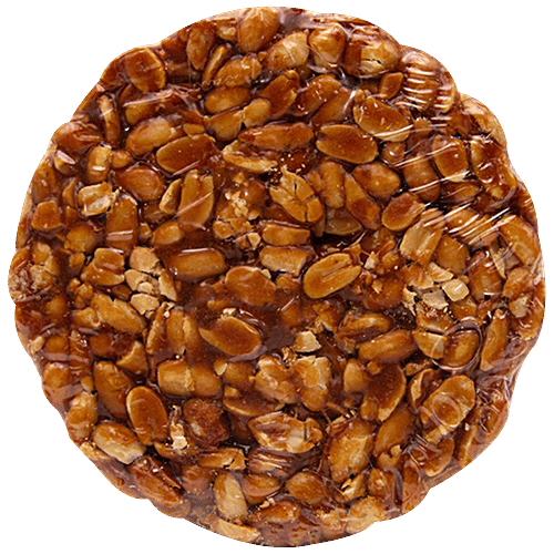 Danaram Peanut Candy - Healthy Sweet Snack With Jaggery, Crunchy, Handmade, 400 g  