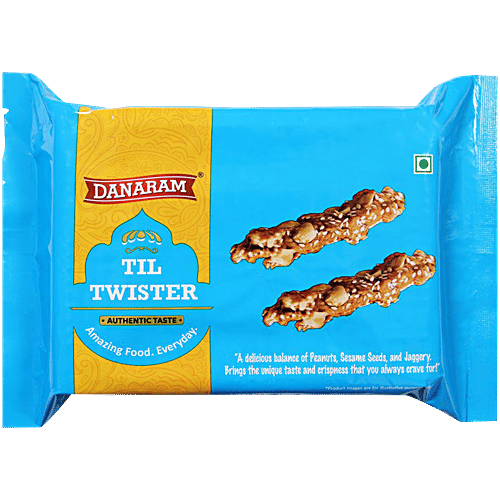 Danaram Til Twister - Sesame & Jaggery Based, Healthy Sweet Dessert, 400 g  
