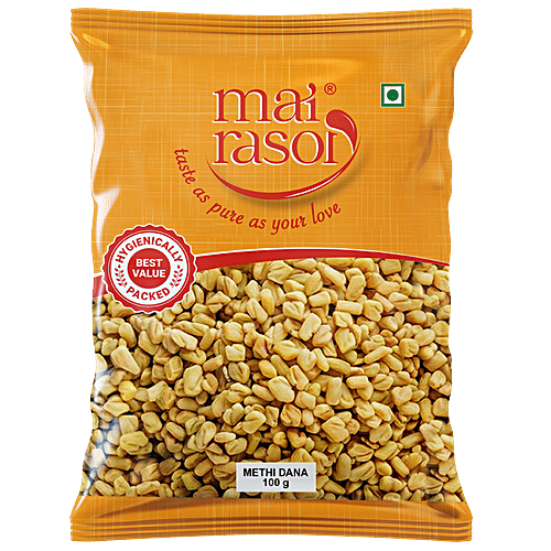 Mai Rasoi FENUGREEK METHI DANA 100 gm, 100 g  
