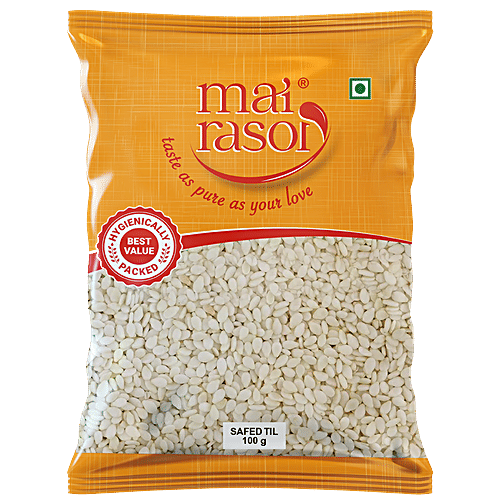 Mai Rasoi WHITE TIL 100 gm, 100 g  
