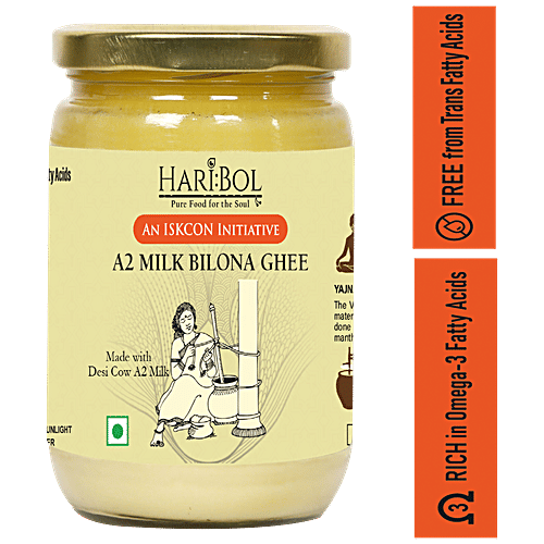 Buy HariBol A2 Milk Bilona Ghee Made From Desi Cow's DNA Tested Milk