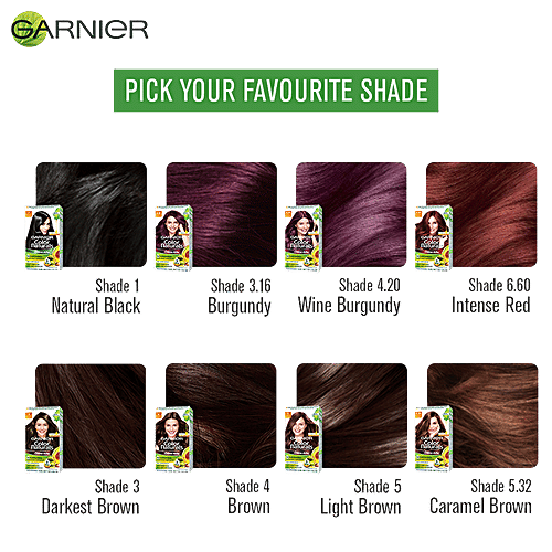 Garnier Colour Naturals - Crème Hair Colouring Kit, 100% Grey Coverage, No Ammonia, 1 pc (70 ml + 60 g + Colouring Tools) 