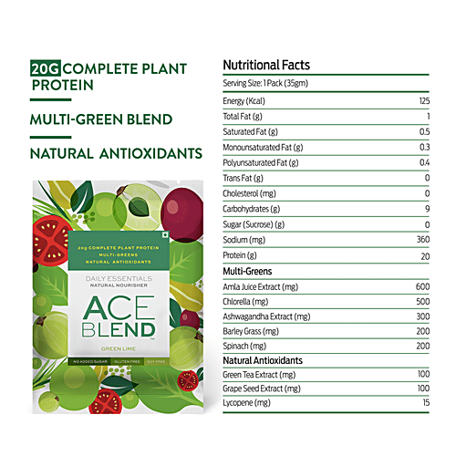 Buy Ace Blend Natural Nourisher Rich In Plant Protein, For Strong