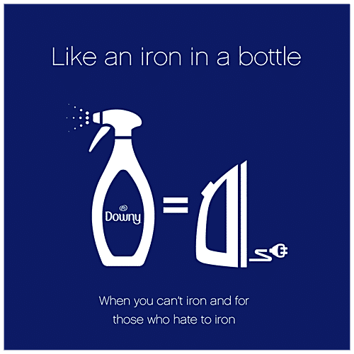 Downy Wrinkle Releaser Spray - Crisp Linen Scent, Odour Eliminator, Fabric Refresher, Static Remover, Ironing Aid, 500 ml  