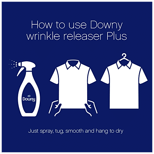 Downy Wrinkle Releaser Spray - Crisp Linen Scent, Odour Eliminator, Fabric Refresher, Static Remover, Ironing Aid, 500 ml  