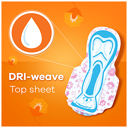 Whisper Choice Sanitary Pads - Up To 100% Stain Protection, XL, 18 pcs  