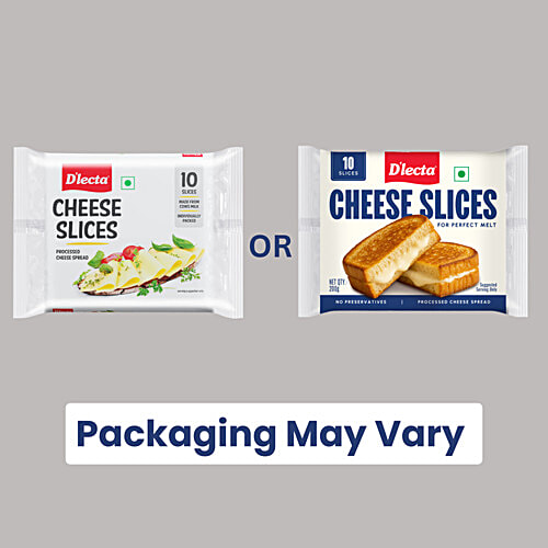 D'lecta Cheese - Slice, 200 g (10 pcs) 