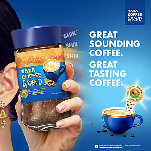 Tata Coffee Grand - Intensely Rich, Fresh Flavour, 100 g Jar 