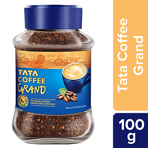 Tata Coffee Grand - Intensely Rich, Fresh Flavour, 100 g Jar 