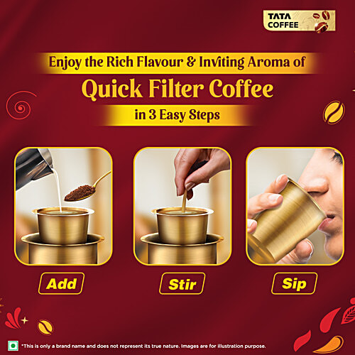 Tata Coffee Quick Filter, 50 g Pouch 