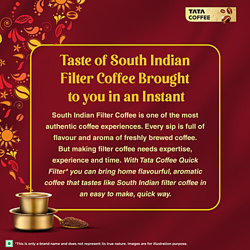 Tata Coffee Quick Filter, 50 g Pouch 