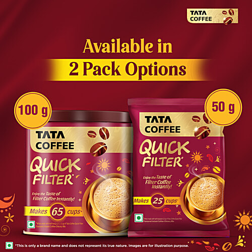 Tata Coffee Quick Filter, 50 g Pouch 