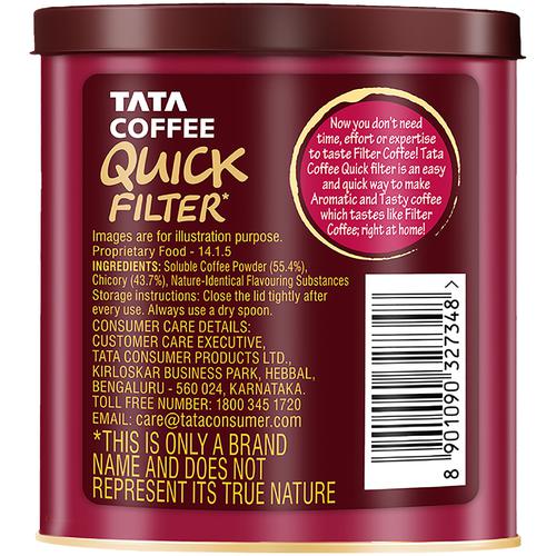 Tata Coffee Quick Filter, 100 g Tin 