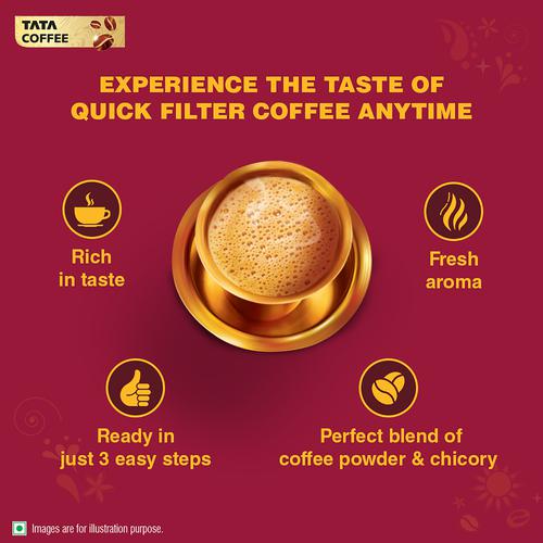 Tata Coffee Quick Filter, 100 g Tin 
