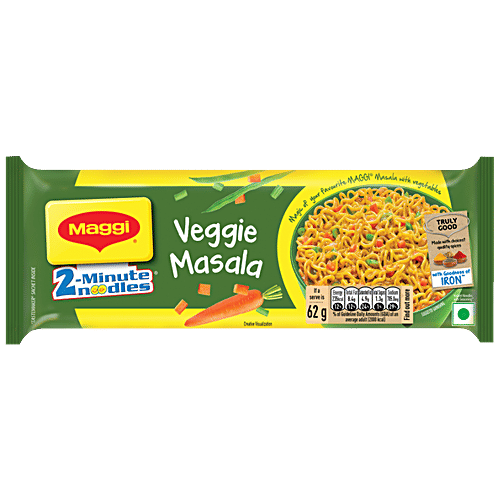 Buy MAGGI 2 Minute Instant Noodles Veggie Masala, Made With Quality