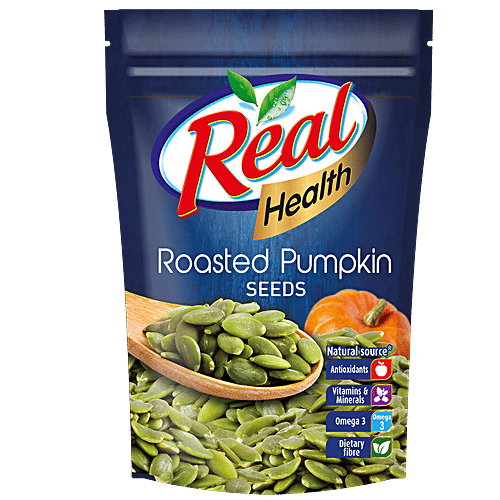 Buy Real Health Roasted Pumpkin Seeds Rich In Vitamins & Minerals