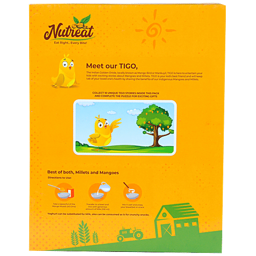 Buy Nutreat Mango Millet Muesli Rich In Dietary Fibre Online at Best