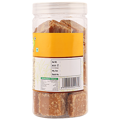 Shakti Fennel Jaggery - Natural, Aromatic, Rich In Antioxidants & Vitamins, Improves Digestion, 500 g