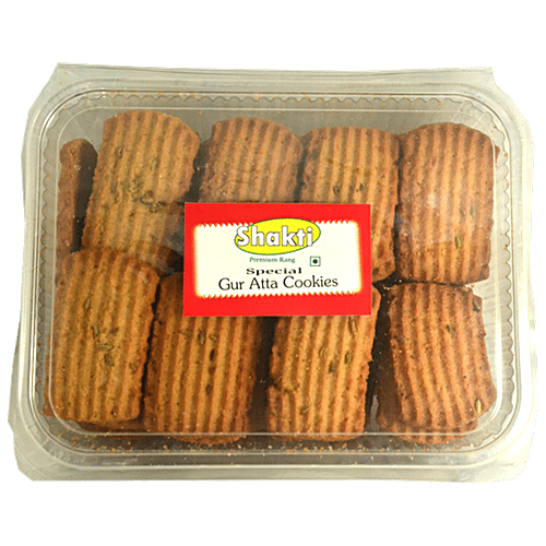 Buy Shakti Special Gur Atta Cookies Premium, Cripsy, No Preservatives