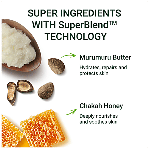 Naturali Intense Moisturizing Body Lotion - Murumuru Butter & Chakah Honey, No Parabens, 400 ml