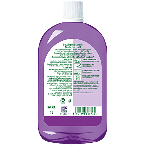 Dettol Lavender Blossom Disinfectant Liquid, 1 L  