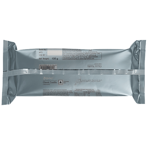 NILGIRIS Cake Slices - Classic Vanilla, Rich & Soft Texture, Contains Egg, 130 g