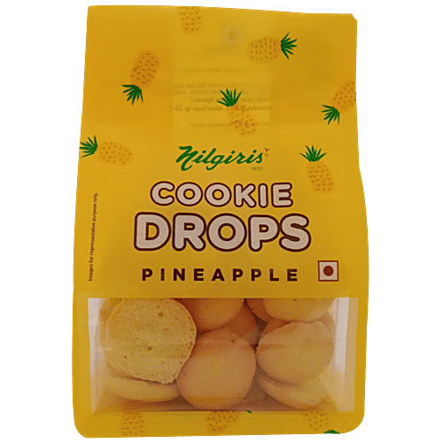 Buy NILGIRIS Cookie Drops Pineapple, Soft & Crunchy Online at Best
