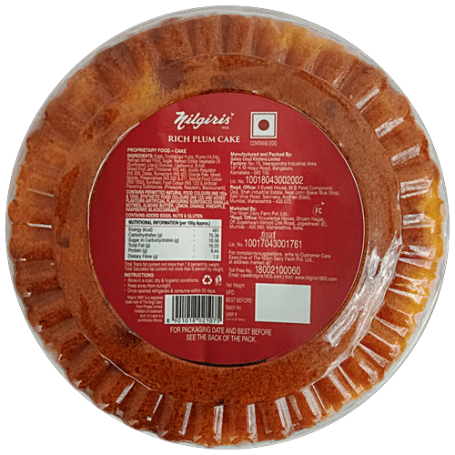 Buy NILGIRIS Rich Plum Cake Soft & Fluffy Online at Best Price of Rs